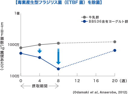 【毒素産生型フラジリス菌（ETBF菌）を除菌】