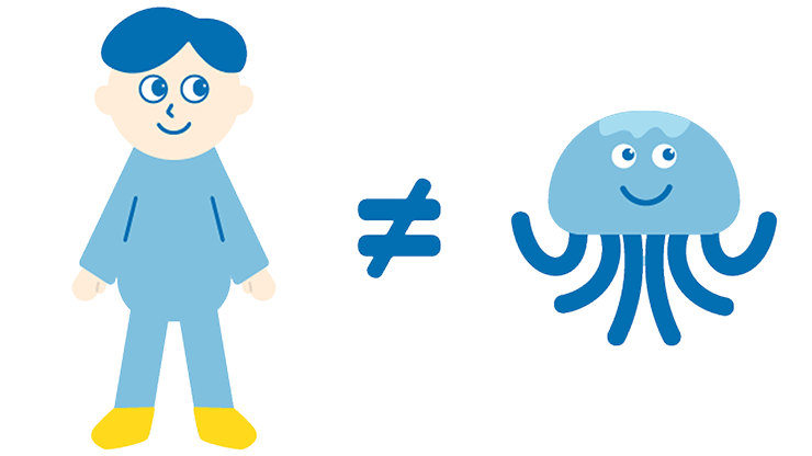 生物分類学上は「まったくの別物」のイメージ画像