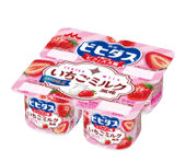 ビヒダス ヨーグルト いちごミルク風味 4ポット