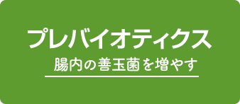 プレバイオティクス 腸内の善玉菌を増やす