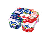 ビヒダス ヨーグルト ストロベリー+ブルーベリー 4ポット